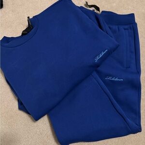 lululemon men’s big and cozy sweatpants and crewneck